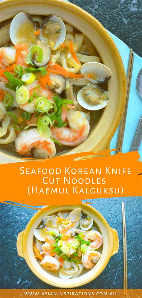 Served with Kalguksu Noodles in anchovy-based broth, this recipe is made extra flavourful with ...