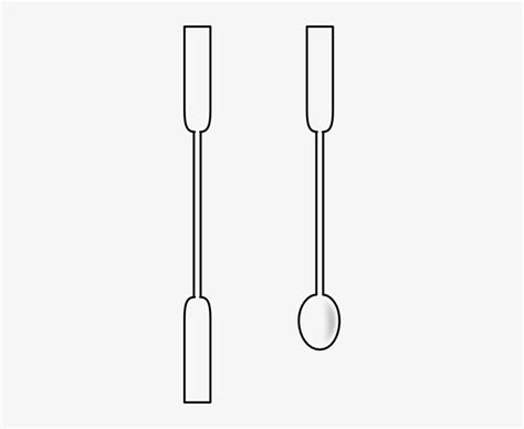 Flask Drawing Laboratory Spatula Picture Download - Spatula Drawing In ...