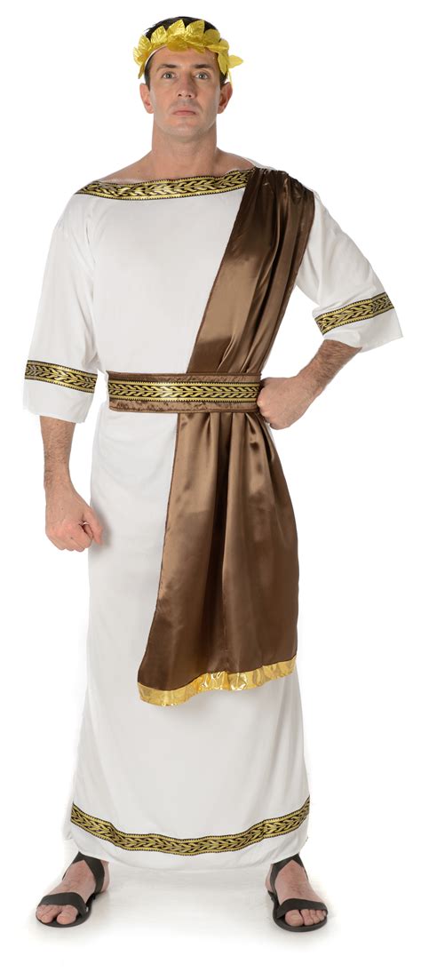 Roman Emperor Mens Fancy Dress Ancient Historical Rome Greek Adults ...