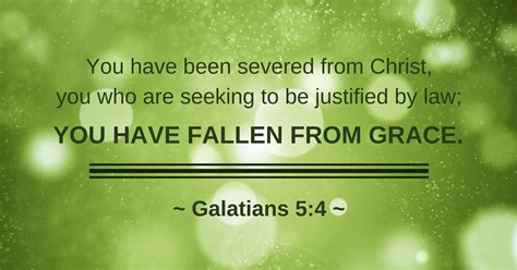 Daily Bible Verse | Grace | Galatians 5:4 (NASB)