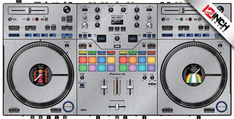 Pioneer DDJ-REV7 N/S EDITION Skinz - Metallics - 12inchSkinz