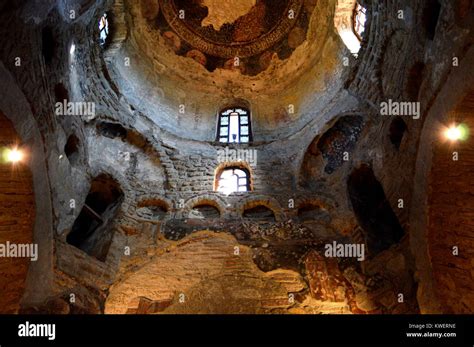 the interior of the old Serbian Orthodox Church Stock Photo - Alamy