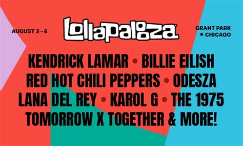 Lollapalooza Chicago 2023 Tickets - Chicago, IL | Bandsintown