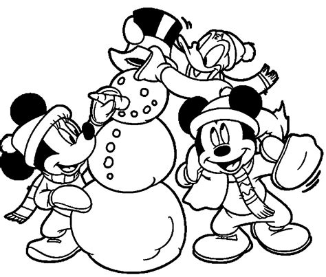 Winter Coloring Pages For Toddlers Printable