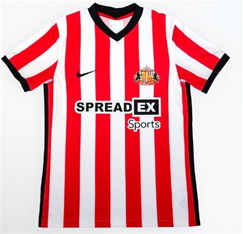 New SAFC Strip 22-23 | Nike Sunderland Home Kit with Spreadex as shirt sponsor | Football Kit News