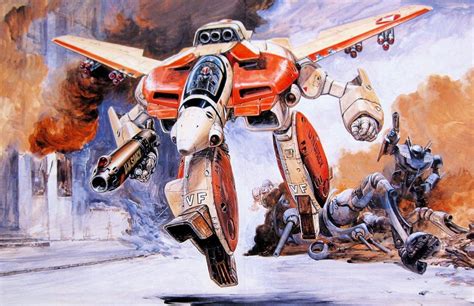 3840x2160 resolution | motorcycle digital art, Robotech, anime, robot, Macross HD wallpaper ...