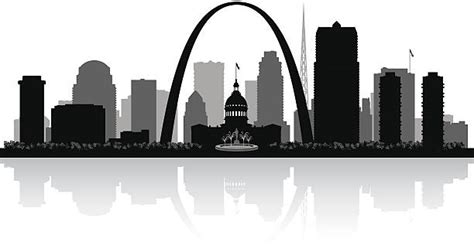 St Louis Skyline Clip Art, Vector Images & Illustrations - iStock