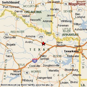 Where is De Kalb, Texas? see area map & more