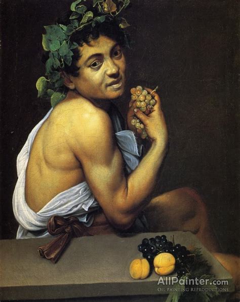 Caravaggio Self Portrait As Bacchus Oil Painting Reproductions for sale | AllPainter Online Gallery