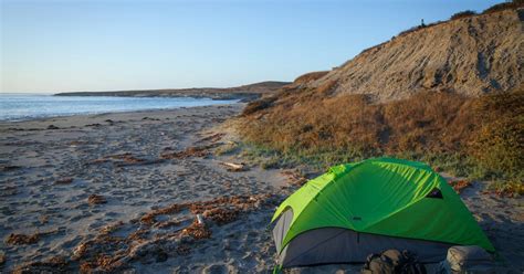 Beach Camp on Santa Rosa Island, Ventura, California