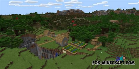 Ravine Village seed for Minecraft PE 1.2