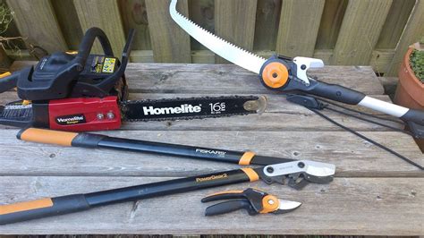 Trimming Trees with Fiskars Pruning Tools and a Homelite Chainsaw - YouTube