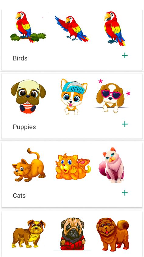 funny cats and dogs stickers for Android - Download