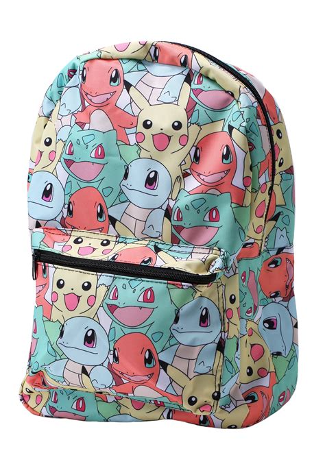 Pokemon Pastel Starters All-Over Print Backpack