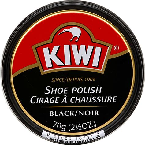 KIWI Shoe Polish, Black, 2.5 oz (1 Metal Tin) | Shoe Care | Market Basket