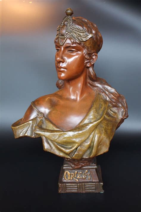 Bronze Bust By Villanis | 304746 | Bronze, Sculpture art, Modern sculpture