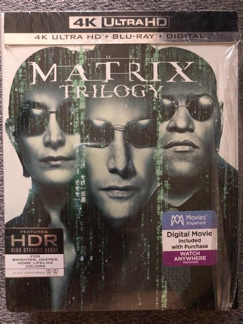 THE MATRIX TRILOGY 4K BLURAY BLU RAY, Hobbies & Toys, Music & Media ...