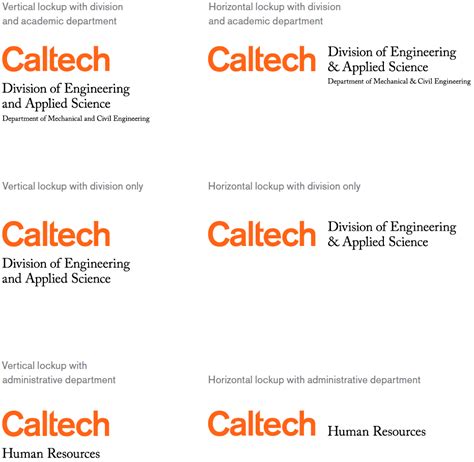 Noted: New Logo and Icon for Caltech | Applied science, City branding, Brand architecture