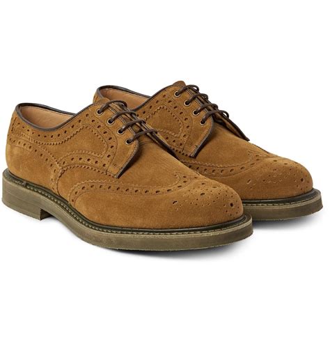 Church's Riverton Suede Wingtip Brogues in Tan (Brown) for Men - Lyst