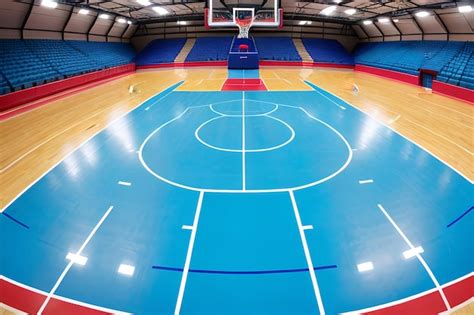 Premium AI Image | Basketball court Sport arena