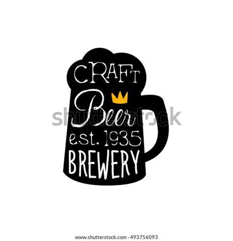 Craft Beer Logo Design Template Pint Stock Vector (Royalty Free ...