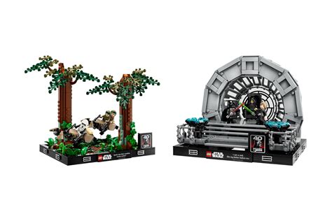 LEGO Star Wars Dioramas - Emperor's Throne Room & Endor Speeder Chase - Collector's Editions