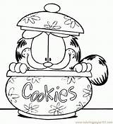 Get This Simple Garfield Coloring Pages To Print For Preschoolers 0VJOR sketch template