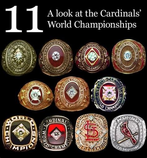 St. Louis Cardinals Championship Rings | St louis cardinals baseball, St louis cardinals ...