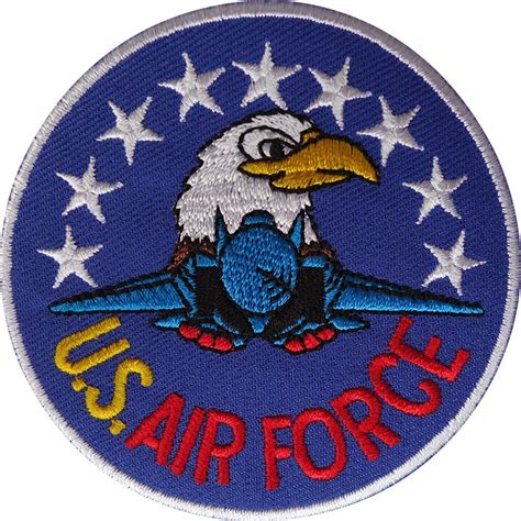 United States Air Force Patch Embroidered Badge Iron Sew On Embroidery Applique Pin And Patches ...