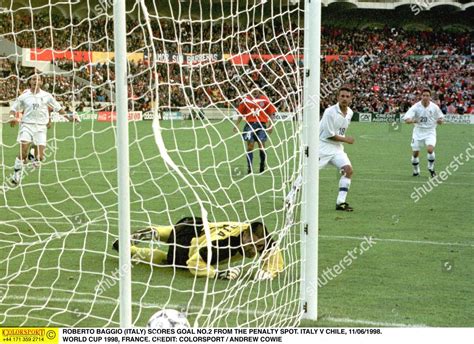 Roberto Baggio Italy Scores Goal No Editorial Stock Photo - Stock Image ...