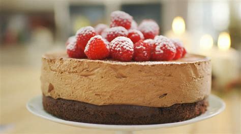 Mary Berry celebration chocolate mousse cake recipe on Mary Berry’s Absolute Christmas ...