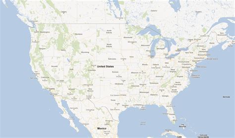 Google Map Of The United States | Google USA English United States | Road trip planning, Map of ...