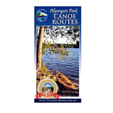 Algonquin Provincial Park Canoe Routes Planning Map – Canoeing.com