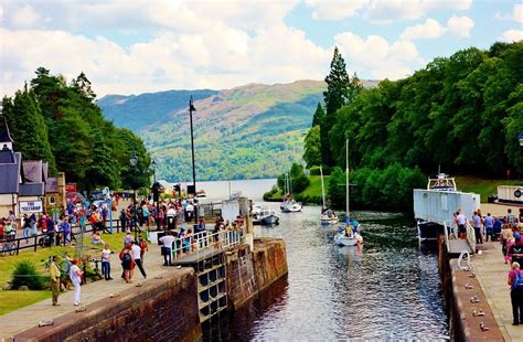 Fort Augustus, a popular visitor site on southern tip of Loch Ness