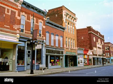 Town center Vincennes Indiana Stock Photo - Alamy