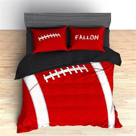 Personalized Football Team Colors Themed Bedding, Duvet or Comforter ...