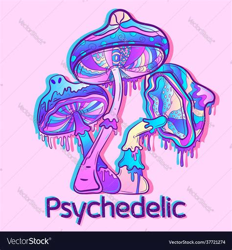 Psilocybin Mushrooms Art