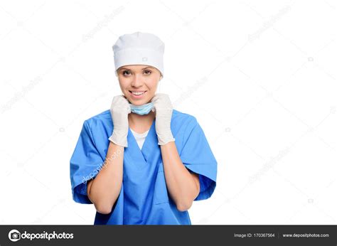 Surgeon in medical mask — Stock Photo © AllaSerebrina #170367564