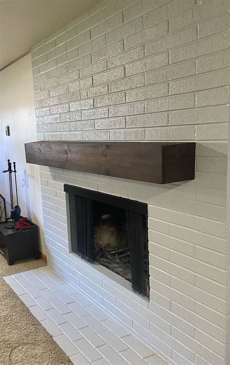 30+ Brick Fireplace With White Mantel – DECOOMO