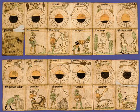 Taschenkalender - pocket calendar from about 1400 CE | Flickr