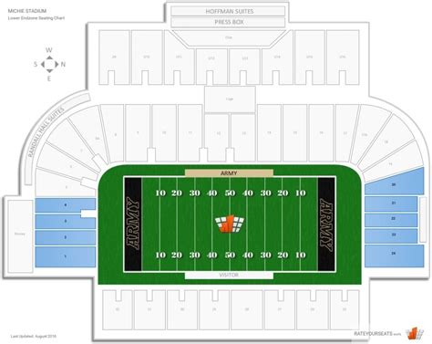 michie stadium seating chart | Michie stadium, Seating charts, Stadium