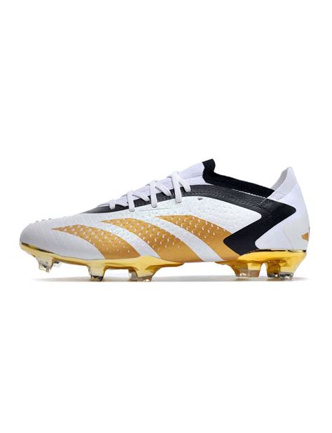 2023 adidas Predator Accuracy .1 Low FG White Black Gold