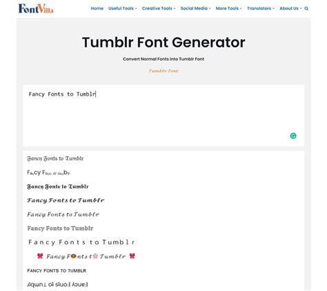 Tumblr Font Generator [𝓒𝓸𝓹𝔂 & 𝓟𝓪𝓼𝓽𝓮] Free | FontVilla.com