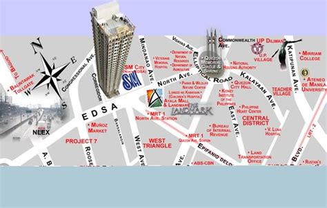 LOCATION MAP OF EDSA GRAND RESIDENCES CONDO APARTMENT