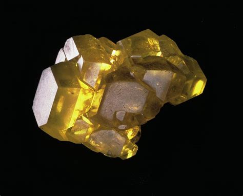 Sulphur Crystals Photograph by Natural History Museum, London/science ...