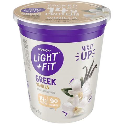 Dannon Light & Fit Greek Nonfat Gluten-Free Vanilla Greek Yogurt (32 oz) from Giant Food - Instacart