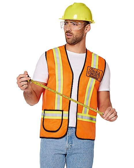 Funny Construction Worker Costume Kit - Spirithalloween.com