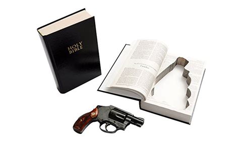 Bible Gun Safe: Hide Your Weapon In a Book - Spy Goodies