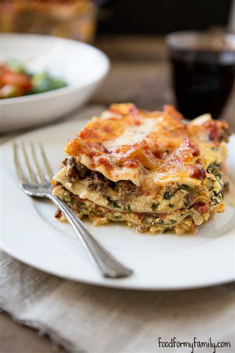 Spinach Ricotta Lasagna Made by My Kids | Food for My Family