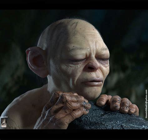 Gollum Fan Art 3D Model OBJ ZTL TGA - CGTrader.com